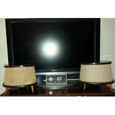 Stereonetta III 60er-6311 高希有三腳架音箱,經典60年代設計可愛獨特,書架揚聲器.通反射聲音的擴散橢圓形 Isophon 海思風