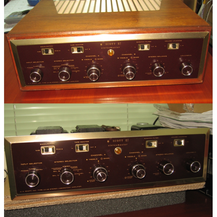 HH Scott LK48 Kit前後置級合併機(真空管)